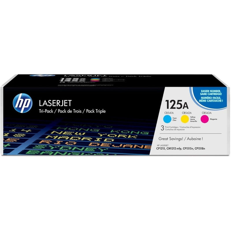 HP CF373AM 125A Original LaserJet Toner Cartridges, Mulitpack