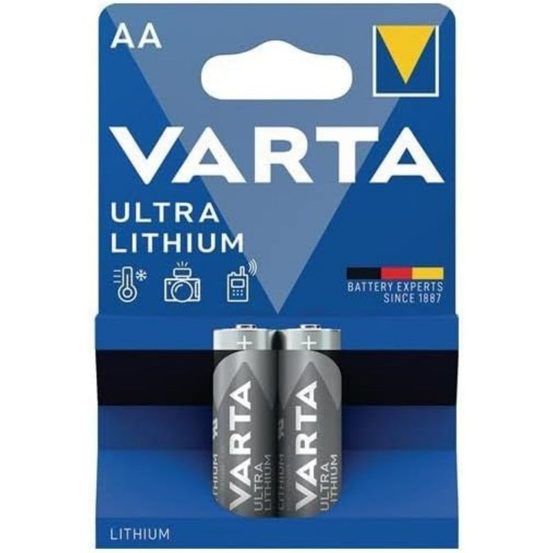 VARTA Lithium AA Mignon LR06 Batteries (pack of 2)