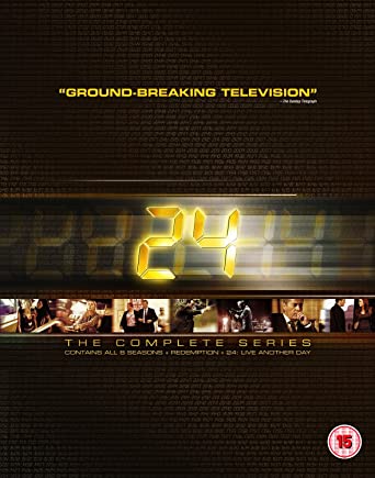 24 Complete TV series DVD Collection (53 discs)+redemption=extras