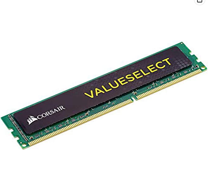 Corsair Valueselect DDR3, 1x8GB, 8GB, 1600MHz